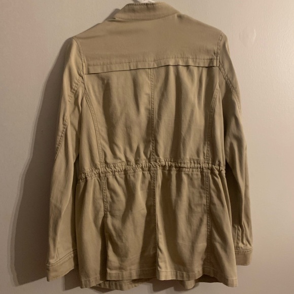 Express Womens Utility Jacket Beige - Picture 4 of 4